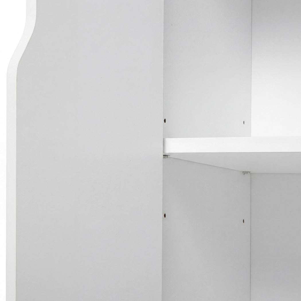 Levede Desktop Filing Cabinet Adjustable With Drawers For Home Office White