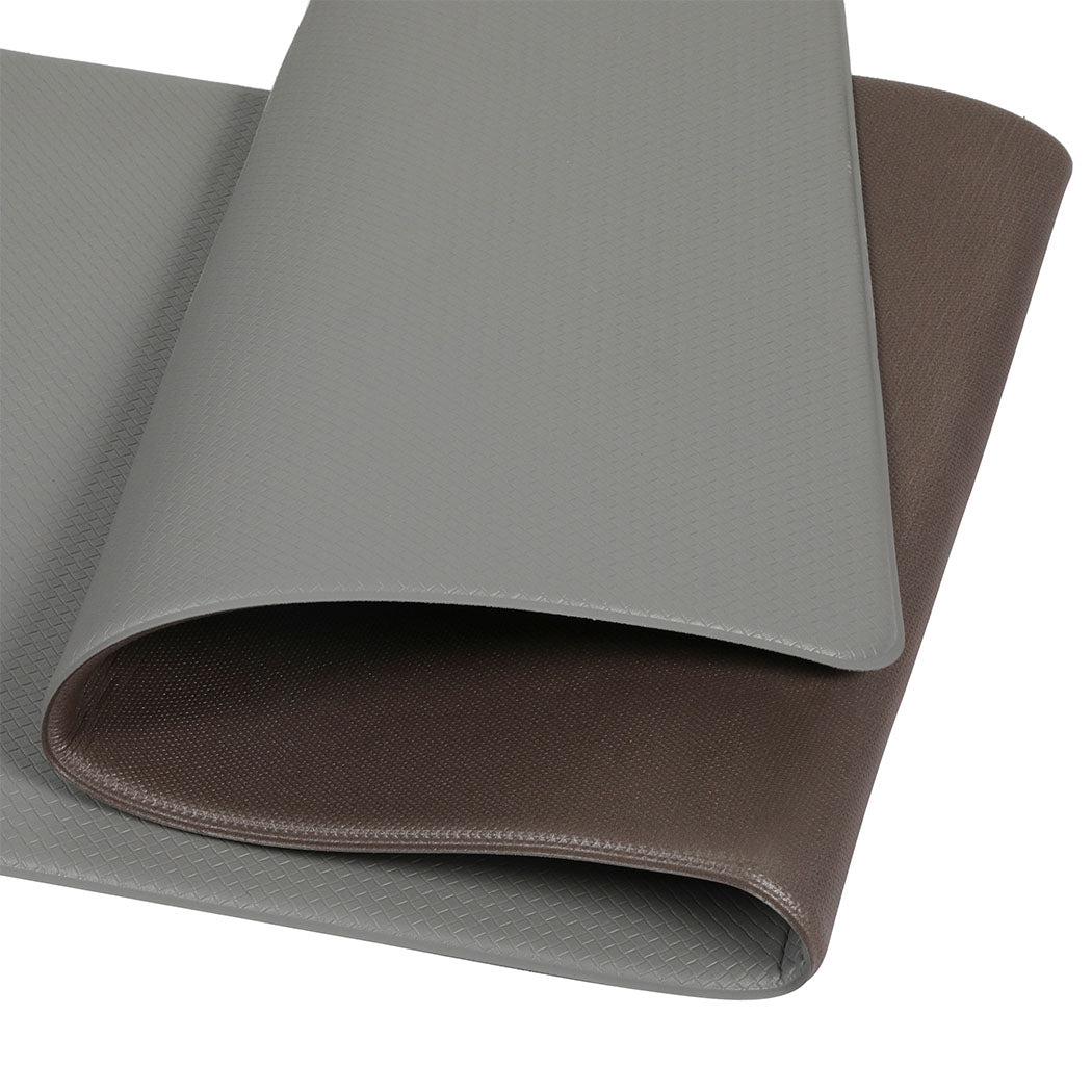 Marlow Kitchen Rug 2PCS Non Slip Anti Fatigue Mat Grey