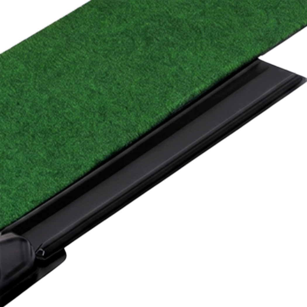 Centra Golf Putting Mat Auto Ball Return Path 220x33cm Indoor Outdoor Green
