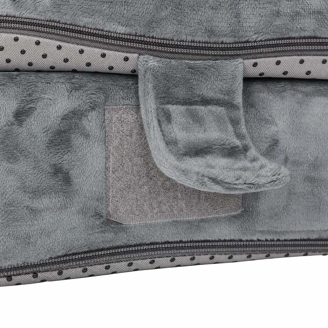 DreamZ Leg Elevation Pillow After Surgery Gel Memory Foam Single Leg Grey