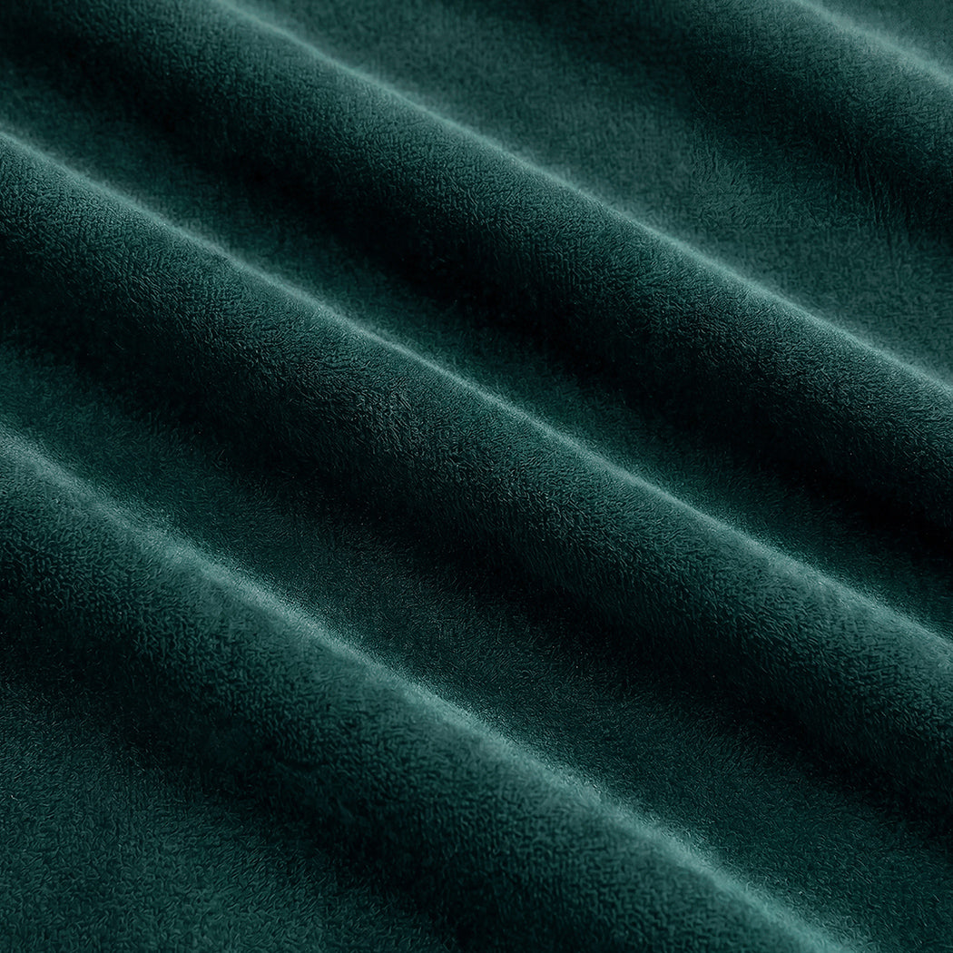 Marlow Blackout Curtains 2-Panel Velvet Room Darkening Eyelet Curtains 180x230cm