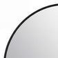 Yezi 60cm Wall Vanity Mirror Round Decorative Bathroom HD Glass Anti-explosion