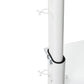 Levede TV Floor Stand 32-65 Inch Universal Swivel Height Adjustable Mount White