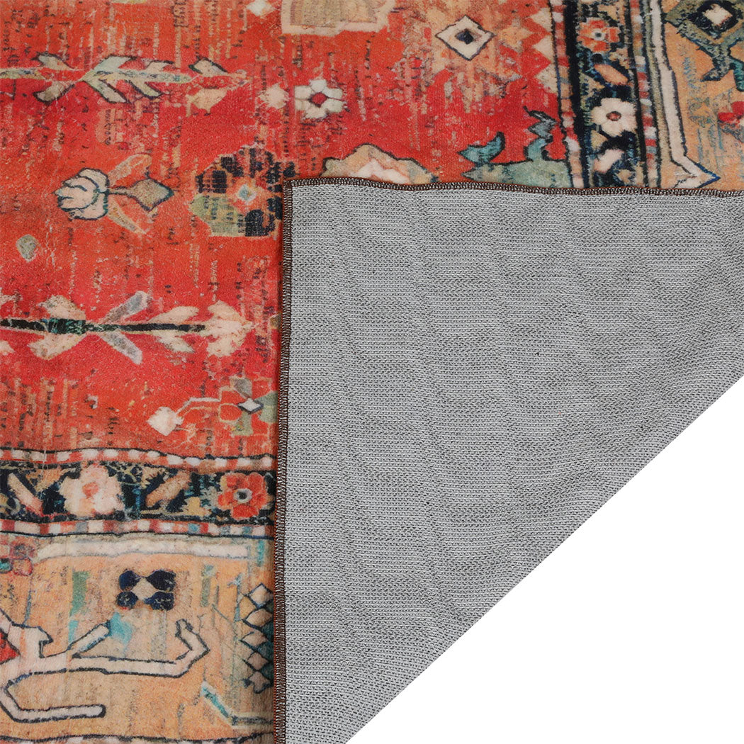 Marlow Floor Rug Vintage Polyester Washable Area Rugs