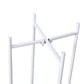 Levede 2 Tiers Plant Stand Metal Flower White Medium