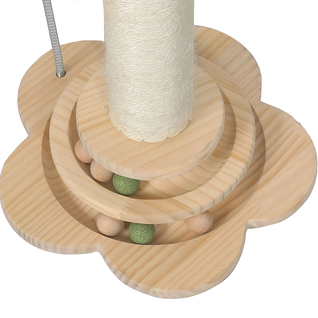 Pawz Cat Scratcher Wooden Scratching Post