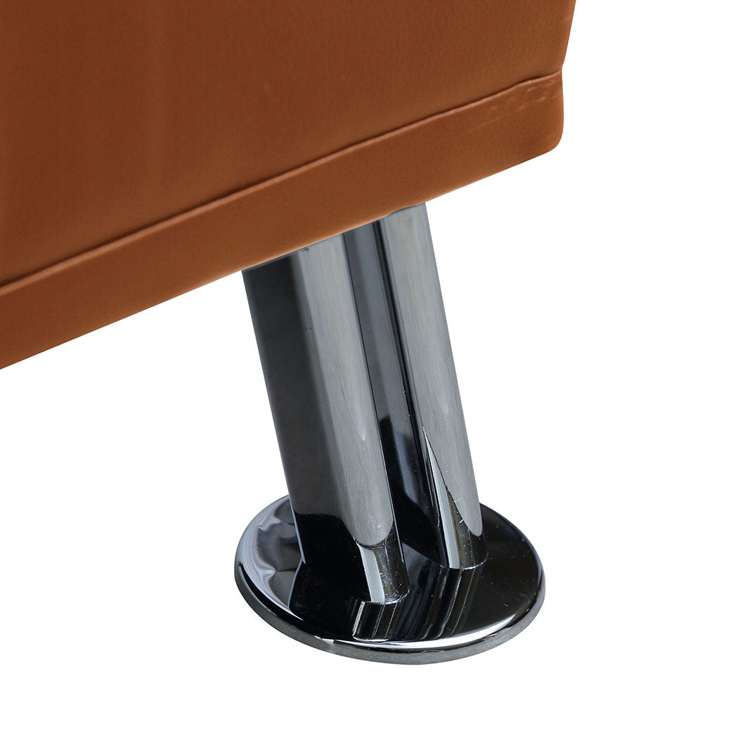 Levede Sofa Bed Adjustable Recliner Brown