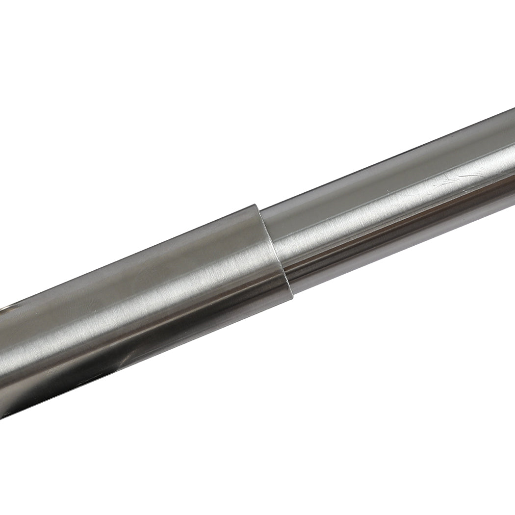 Marlow Steel Curtain Rod Quiet Rail Satin Nickel