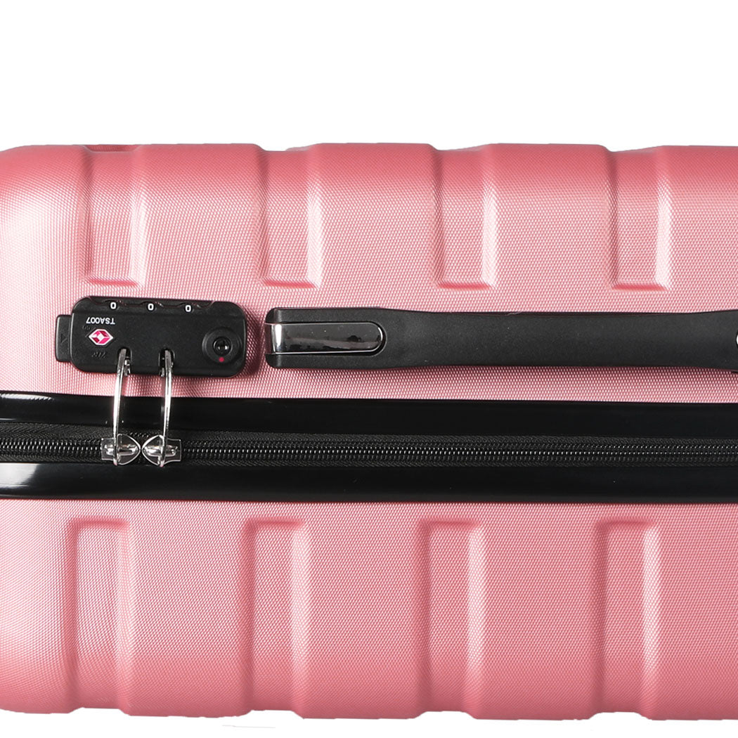 Slimbridge 20" Carry On Luggage Case Rose Gold 20 inch