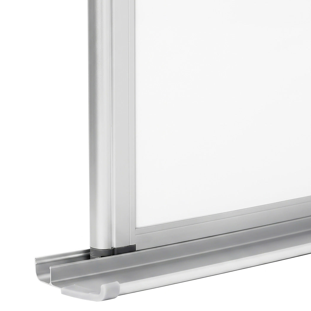 Levede Magnetic Whiteboard Smooth Dry Erase Board with 3 Pens for Office White