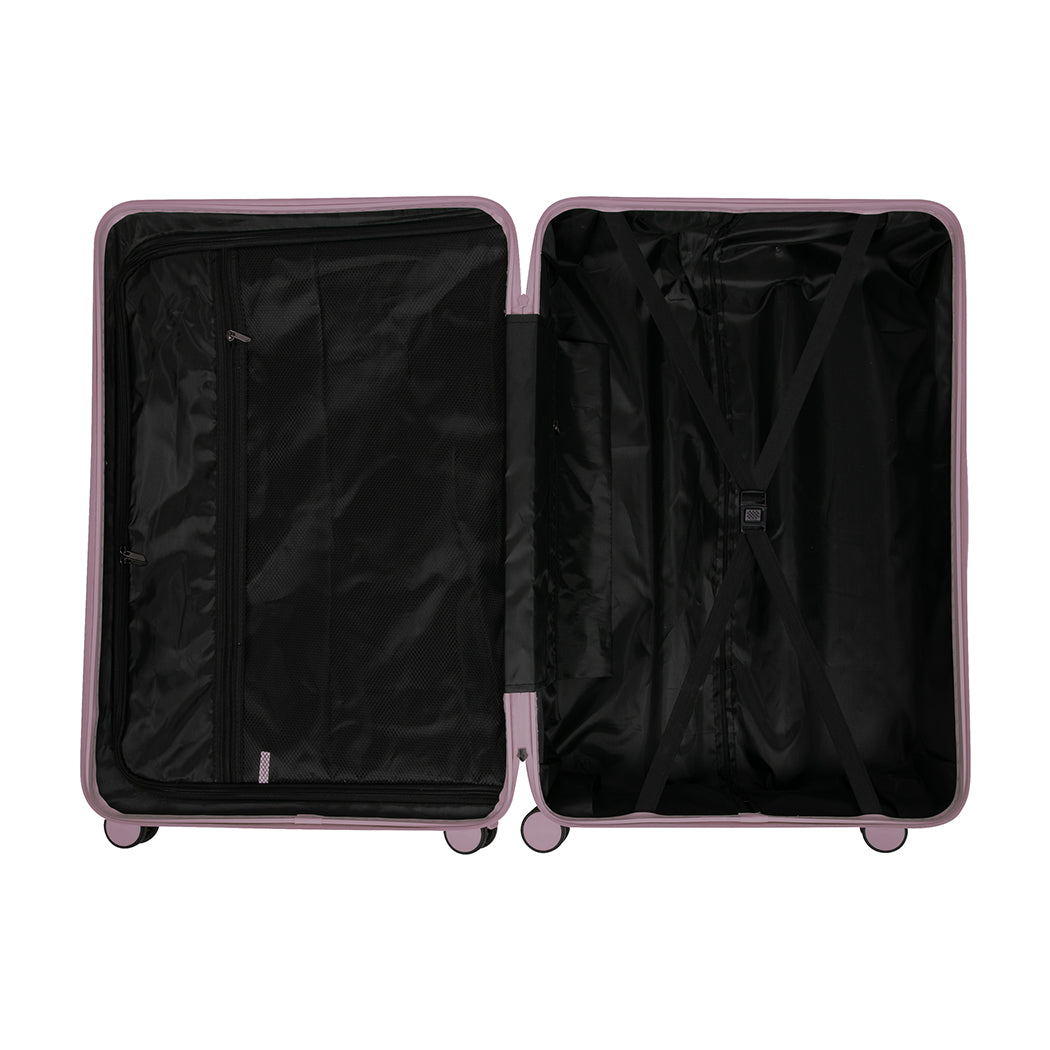 Slimbridge Luggage Suitcase Trolley Rose gold 4pc 14"+20"+24"+28"