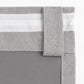 Marlow Blackout Curtains Thermal Linen Look Blockout Drapes 2 Panels Grey