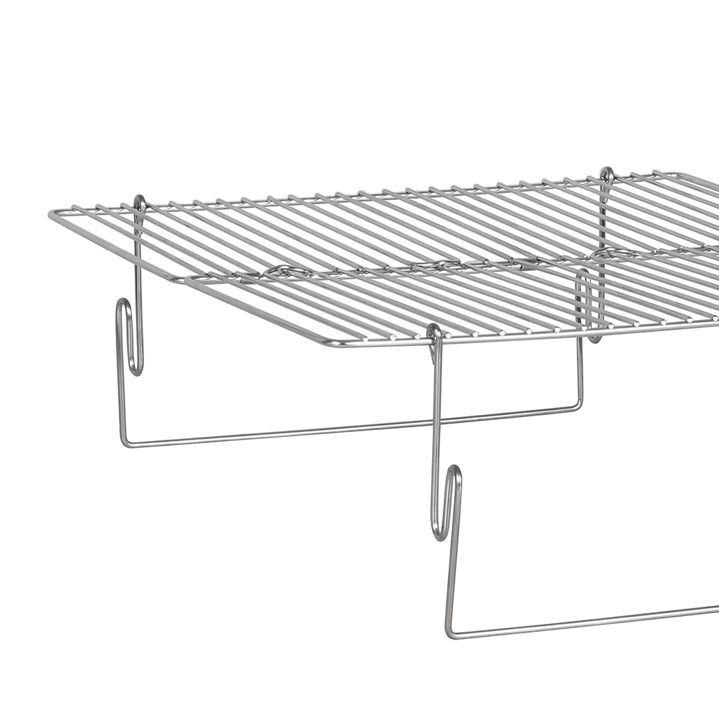 Levede Folding BBQ Portable Charcoal Grill 2-IN-1