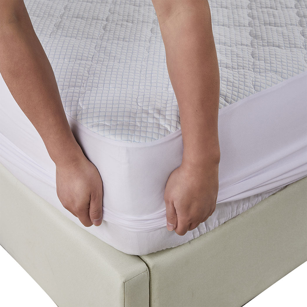 Dreamz Mattress Protector Topper Cool Double