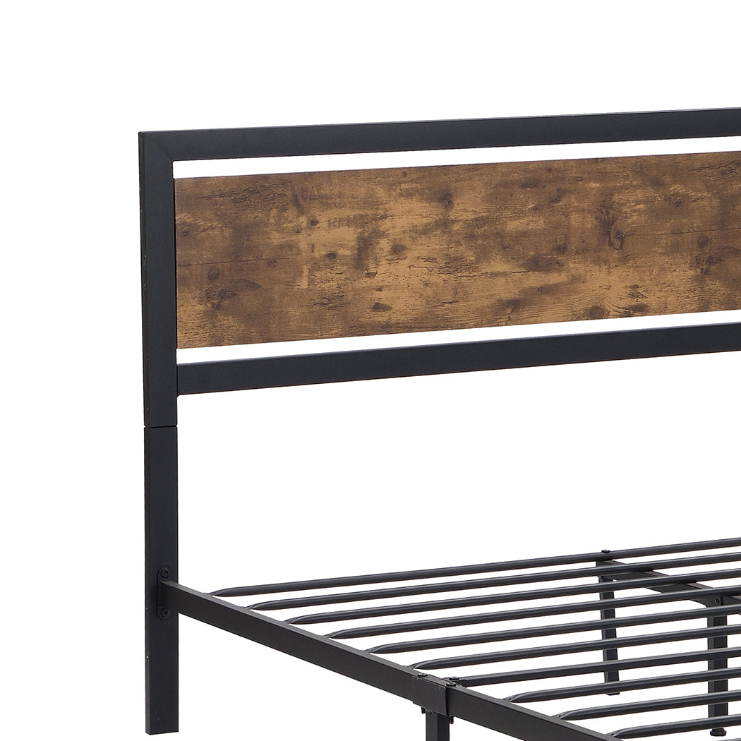 Levede Industrial Bed Frame Double Mattress