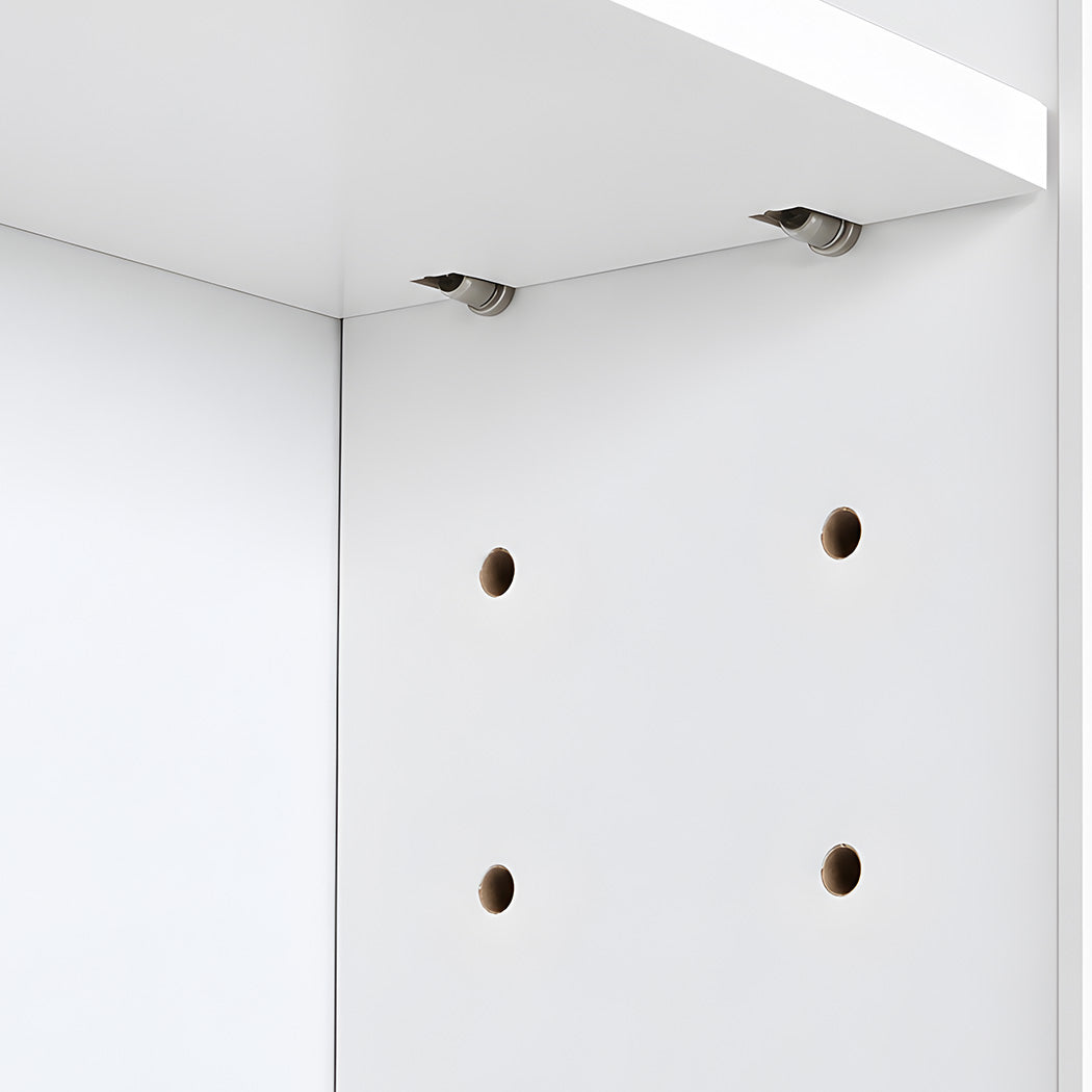 Levede Bathroom Mirror Cabinet Wall Storage Adjustable Shelf Bedroom White