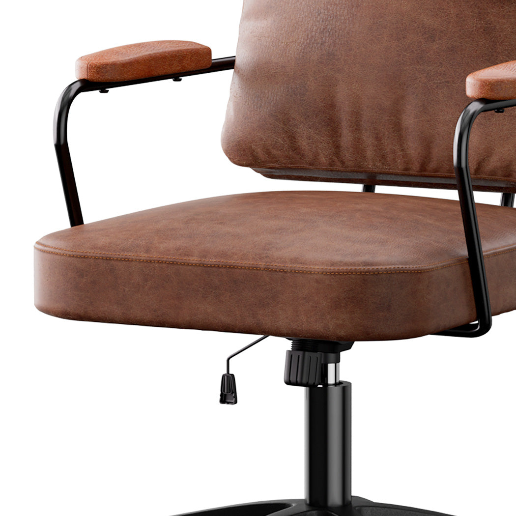 Levede Office Arm Chair Leather Executive Chairs