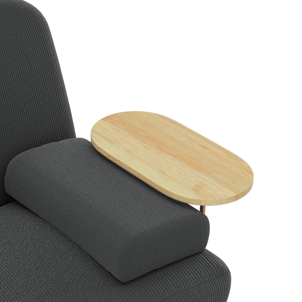 LEVEDE CONVERTIBLE SOFABED WITH USB CHARGE AND SIDE TABLE