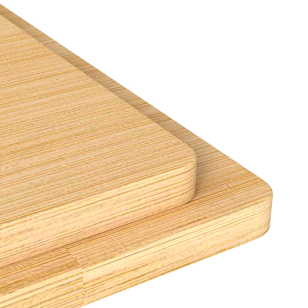 Toque 8 Pcs Natural Bamboo Placemat Coaster Storage Dish