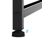 Levede L Shaped Gaming Desk with Storage Drawers Black