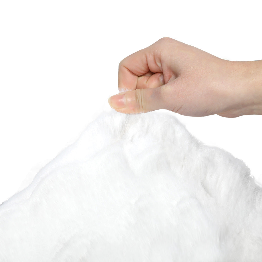 Marlow Area rug large Shaggy Faux Rabbit Fur 120x160CM