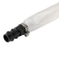 Traderight Hose Pipe Heavy 20m x 25mm Layflat PVC Pump Drainage with Clips White