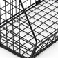 Toque Fruit Snack Storage Basket 2PCS Stackable Wall Mounted Kitchen Wood Lid