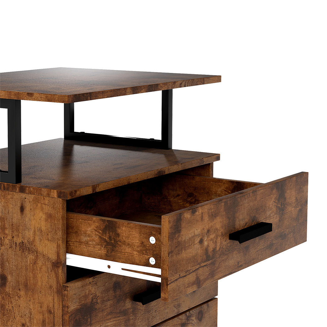 Levede Mobile File Cabinet 3 Drawers Home Office Desk