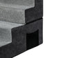 Pawz 4 Steps Pet Stairs Dog Ramp High Density Foam Grey