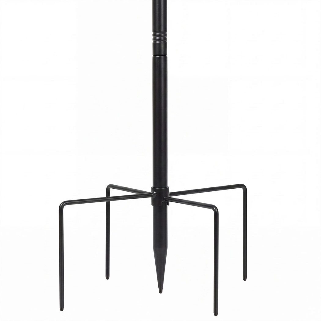 Toque Bird Feeder Pole Station Hanging Stand Adjustable 8 Hooks Outdoor 224cm