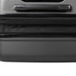Close-up of the Slimbridge suitcase side handle and expandable zipper section