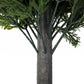 Lambu Artificial Cedar Topiary Balls Set of 2 Ground Spike Patio Garden Green