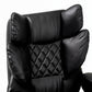 Levede Gaming Office Chair High Back PU Leather Black