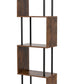 Levede Bookshelf 5 Tier Display Shelf Bookcase Storage Rack S-Shaped Anti-Tip