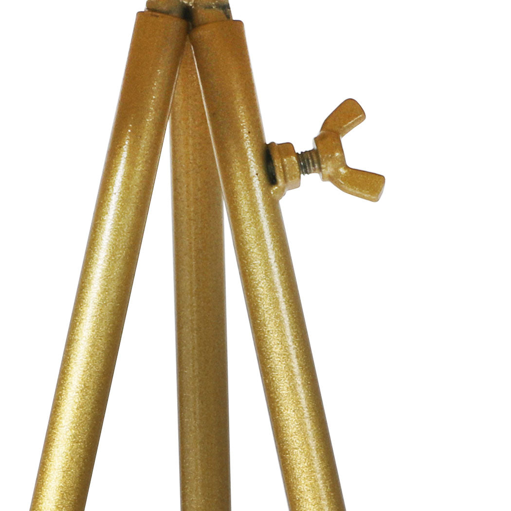 Levede Plant Stand 2 Tiers Outdoor Indoor Gold Medium