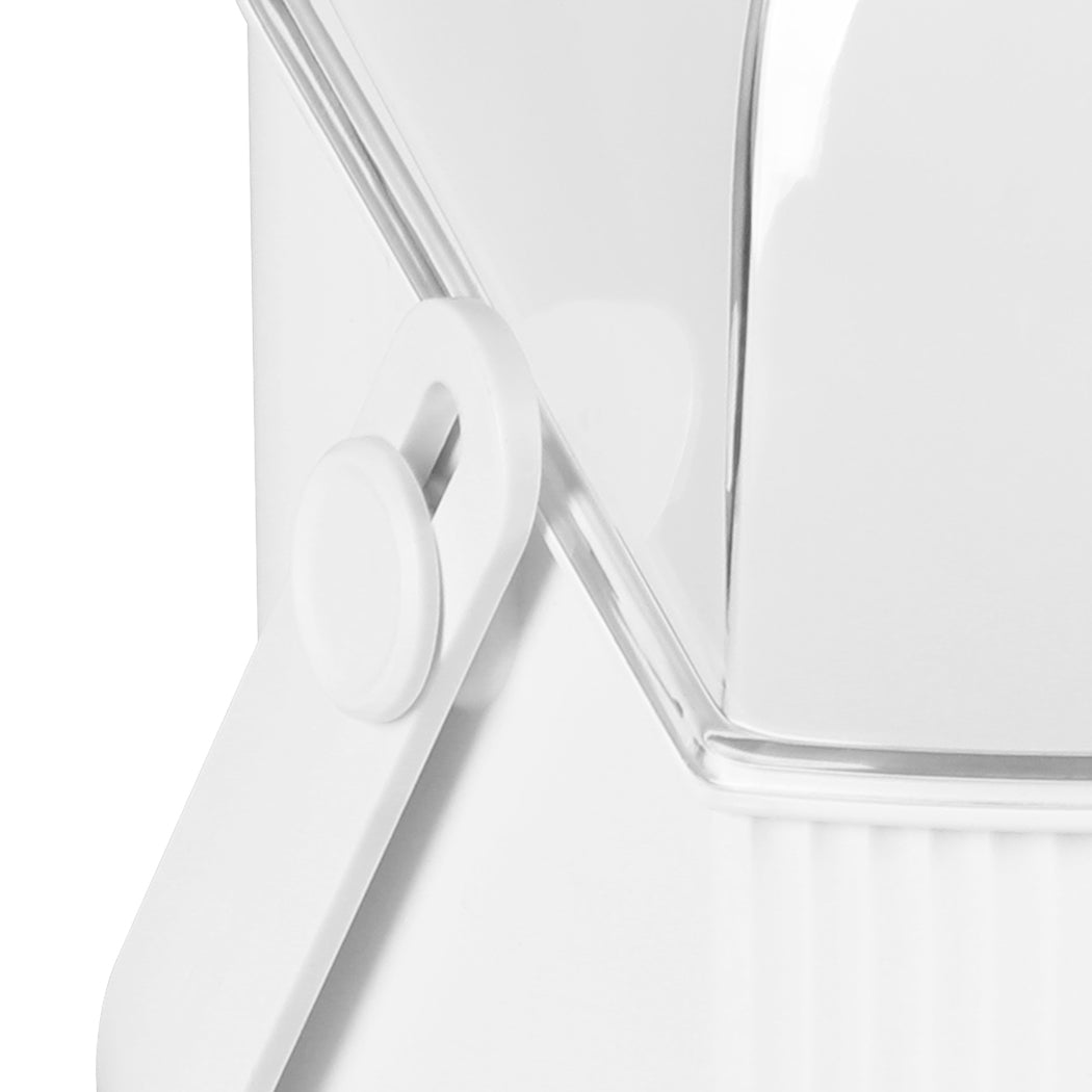 Makeup Organizer Case Drawer Portable White