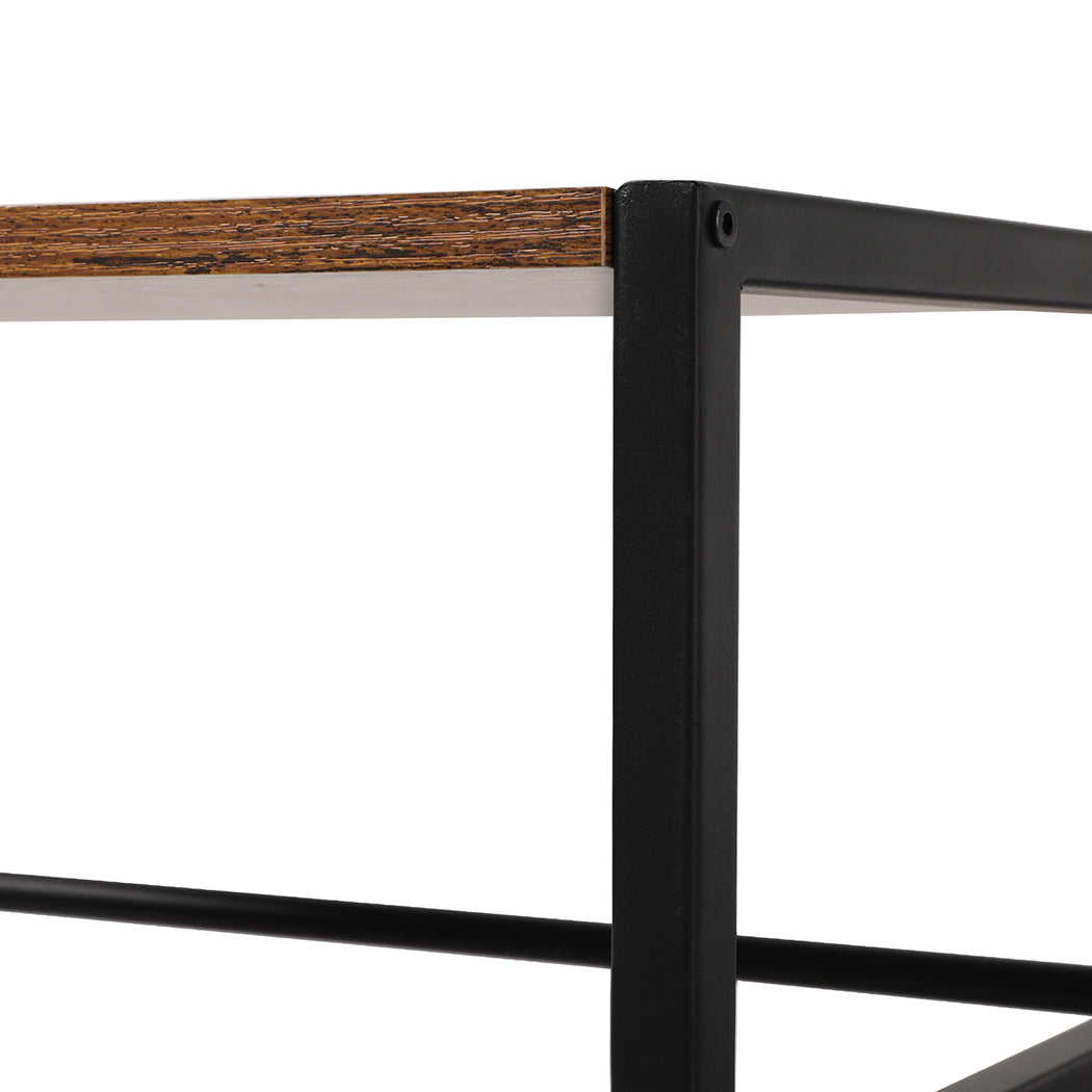 Levede Record Player Stand with Storage Vinyl Record Holder with Display Area