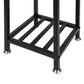 Levede Metal Plant Stand 76cm Tall 2 Tier Indoor Corner Shelf Black Display Rack