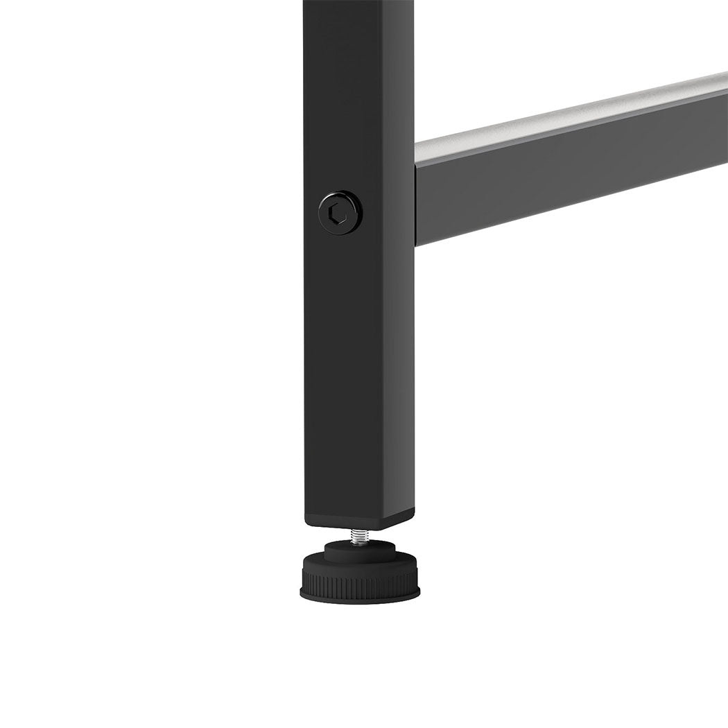 Levede Computer Desk Study Home Table with 4-Tier Shelf