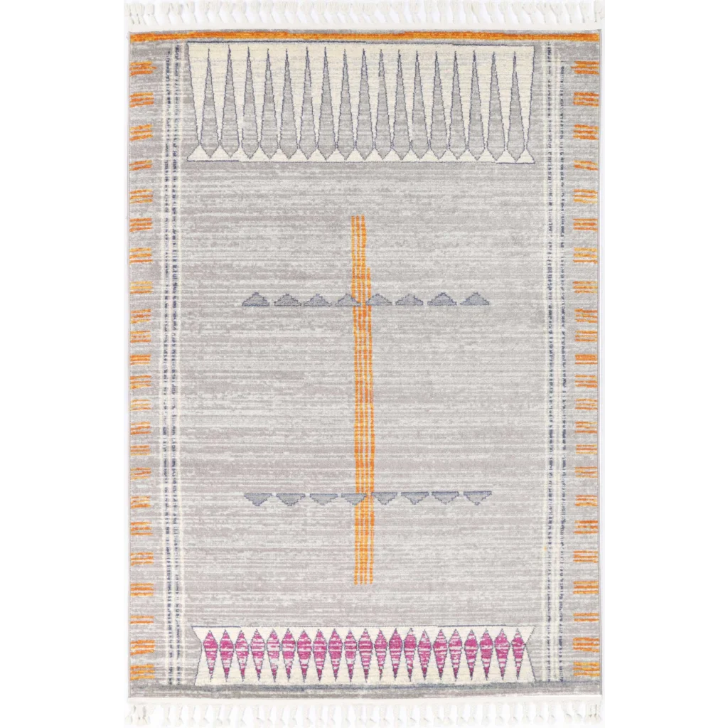 Inca Rug INCA01 Grey 160x230 - Home & Garden