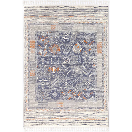 Inca Rug INCA04 Black Grey 160x230 - Home & Garden