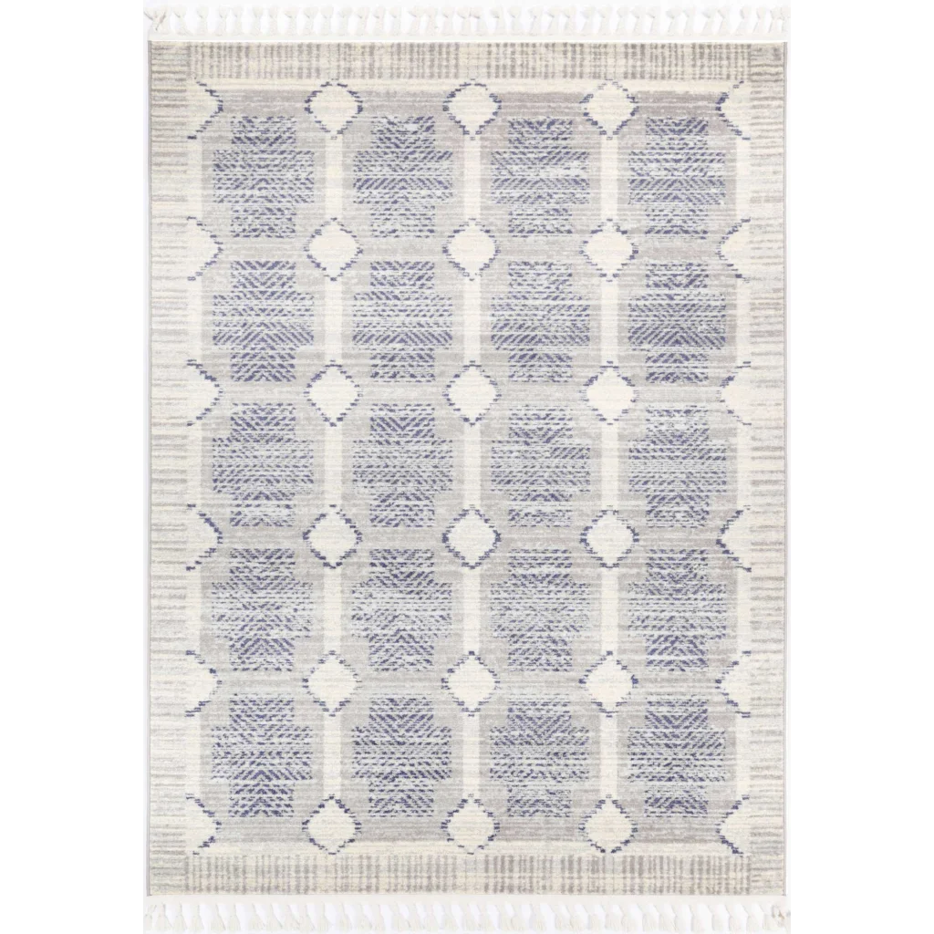 Inca Rug INCA07 Grey 240x330 - Home & Garden