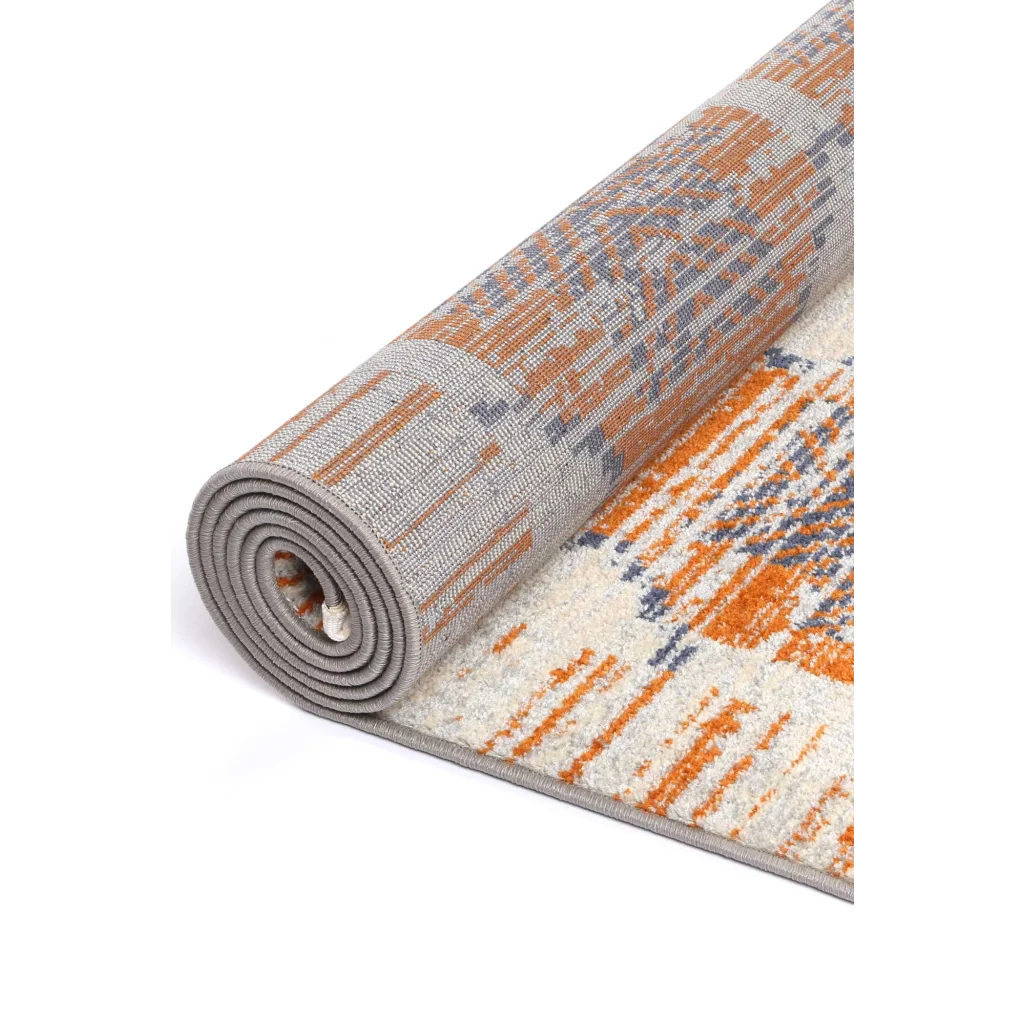 Inca Rug INCA08 Rust 160x230 - Home & Garden