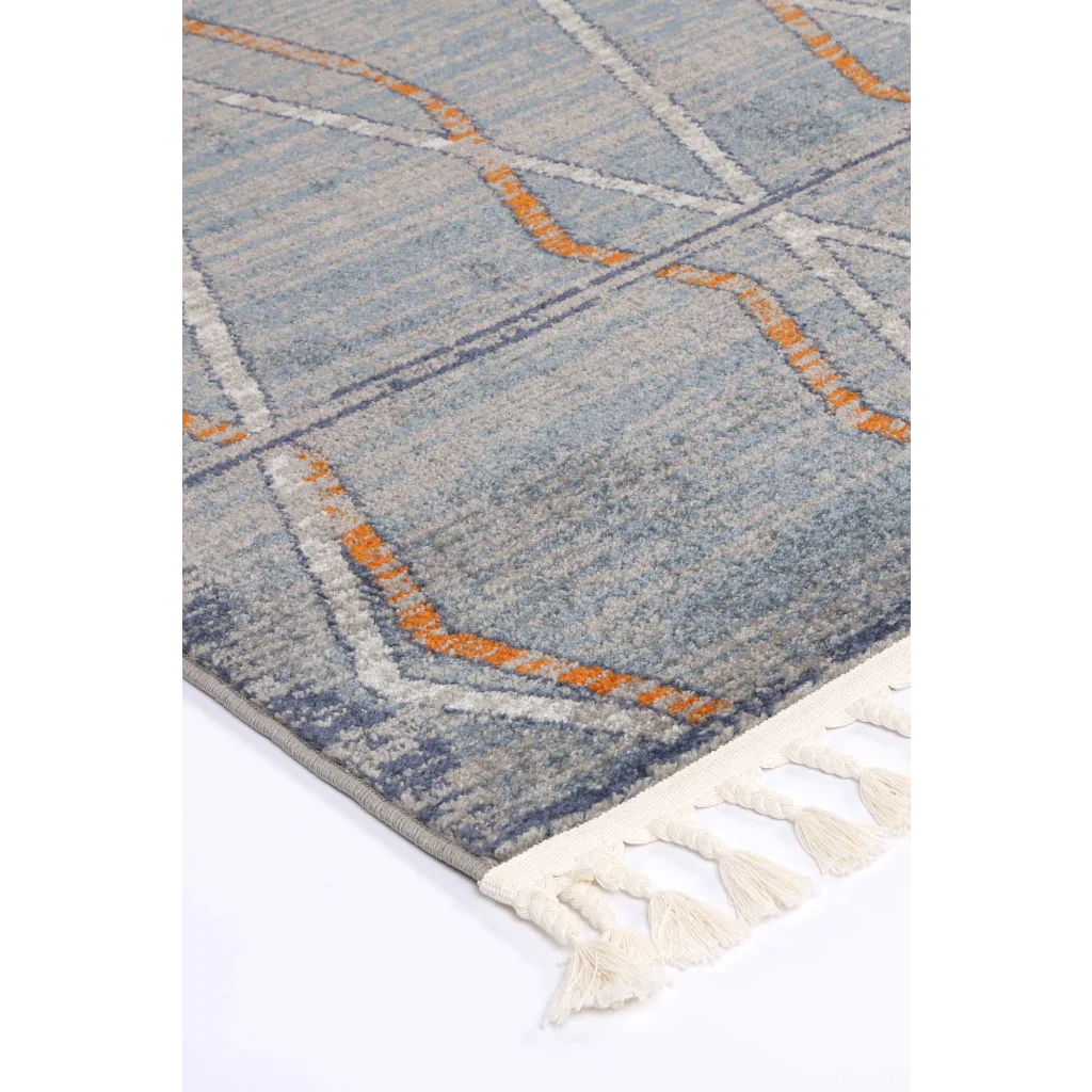 Inca Rug INCA13 Blue 160x230 - Home & Garden