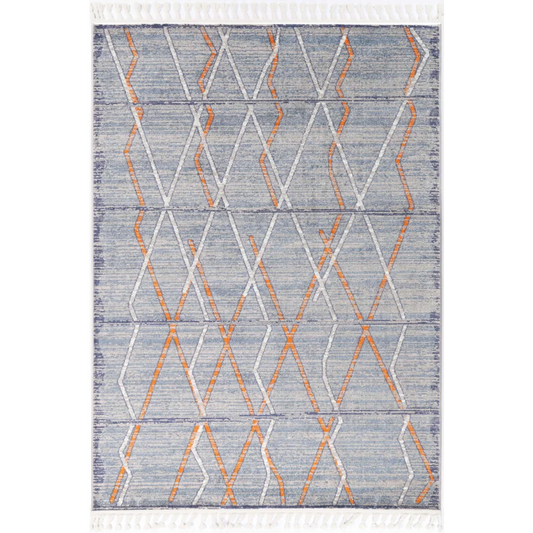 Inca Rug INCA13 Blue 160x230 - Home & Garden