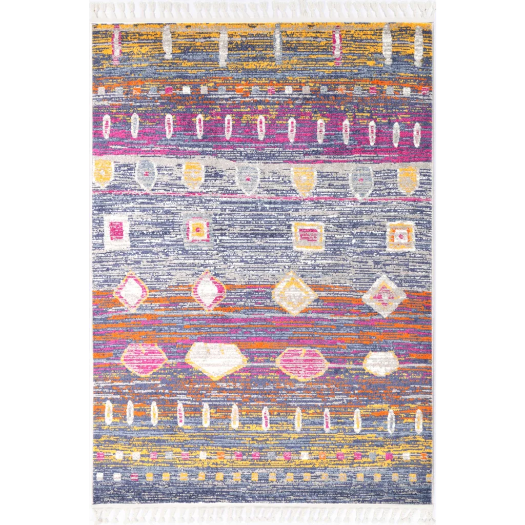 Inca Rug INCA13 Blue 240x330 - Home & Garden