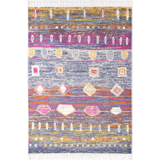 Inca Rug INCA13 Blue 240x330 - Home & Garden