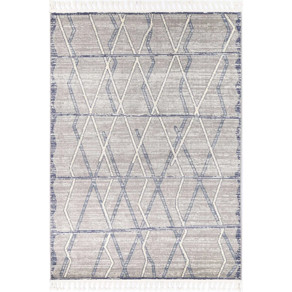 Inca Rug INCA14 Grey 240x330 - Home & Garden
