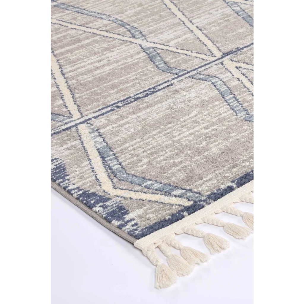 Inca Rug INCA14 Grey 240x330 - Home & Garden