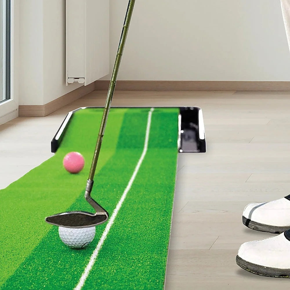 Indoor Practice Putting Green 2.5m Mat Ball Return Fake
